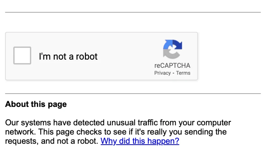 Tor vs VPN: I Tested Both (And Why You Don't Need Tor) 2 google error